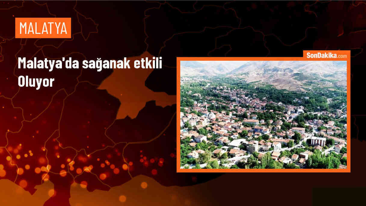 Malatya\'da Sağanak Nedeniyle Su Birikintileri Oluştu