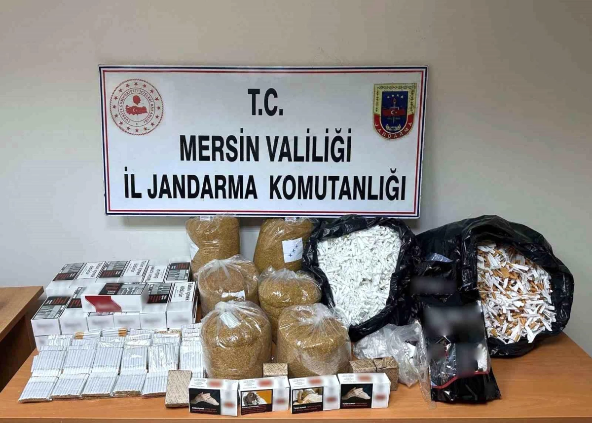 Mersin\'de gümrük kaçağı sigara ticareti yapan 3 şüpheli yakalandı