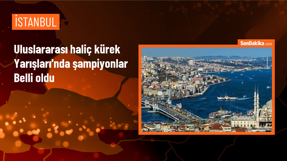 İBB ve Spor İstanbul\'un düzenlediği Uluslararası Haliç Kürek Yarışları sona erdi