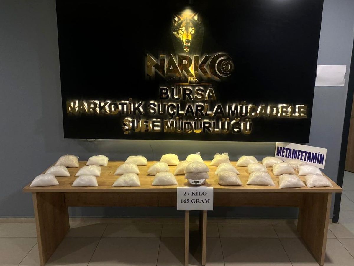 Bursa\'da Tarihin En Yüklü Metamfetamin Operasyonu