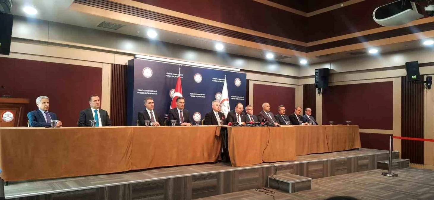 YSK Başkanı Ahmet Yener, 31 Mart 2024 Mahalli İdareler Seçimlerinin Kesin Sonuçlarını Açıkladı