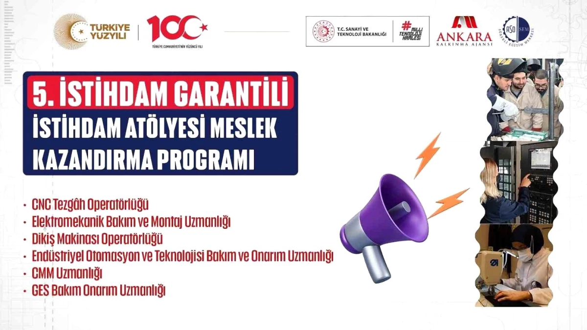 Ankara\'da İstihdam Atölyesi Meslek Kazandırma Programı Başvuruları Başladı