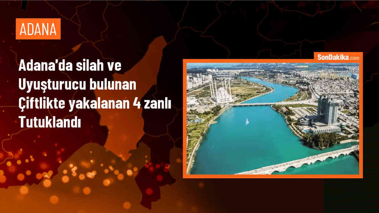 Adana\'da silah ve uyuşturucu operasyonu: 4 tutuklama
