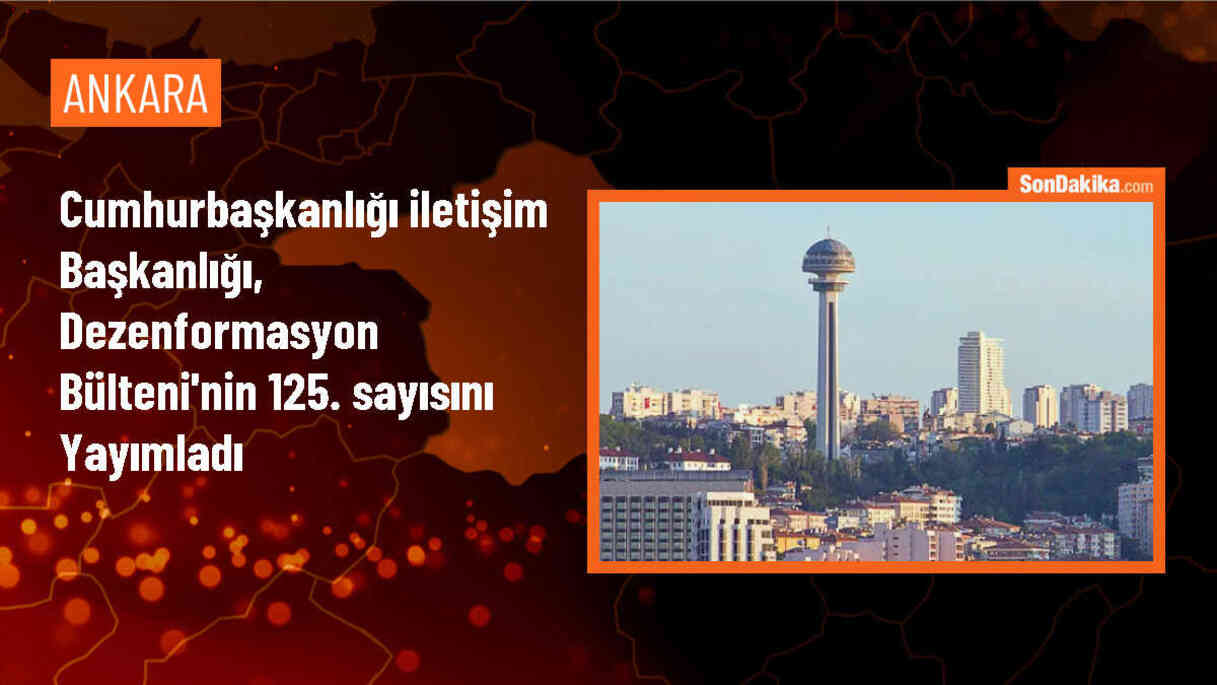 Cumhurbaşkanlığı İletişim Başkanlığı, Dezenformasyon Bülteni\'nin 125. sayısını yayımladı