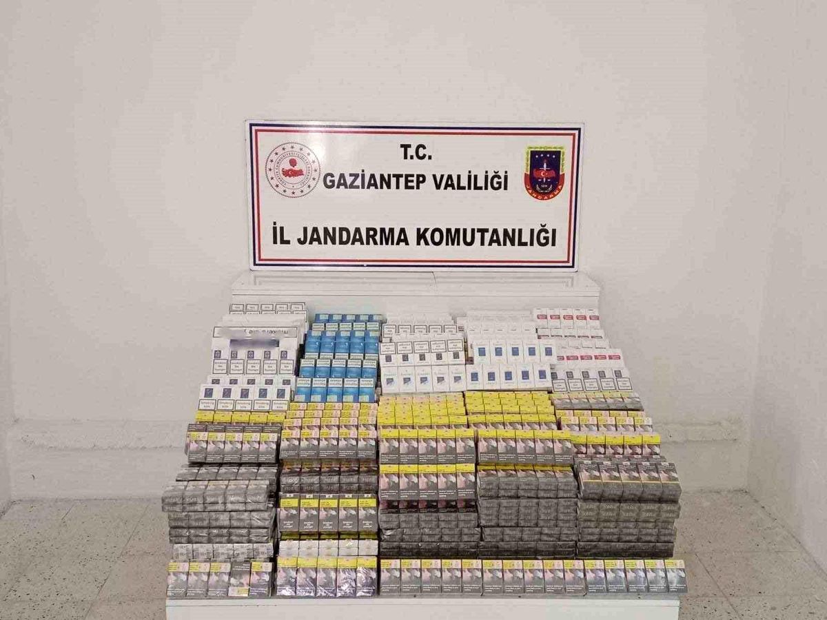 Gaziantep\'te 22 bin 155 paket gümrük kaçağı sigara ele geçirildi