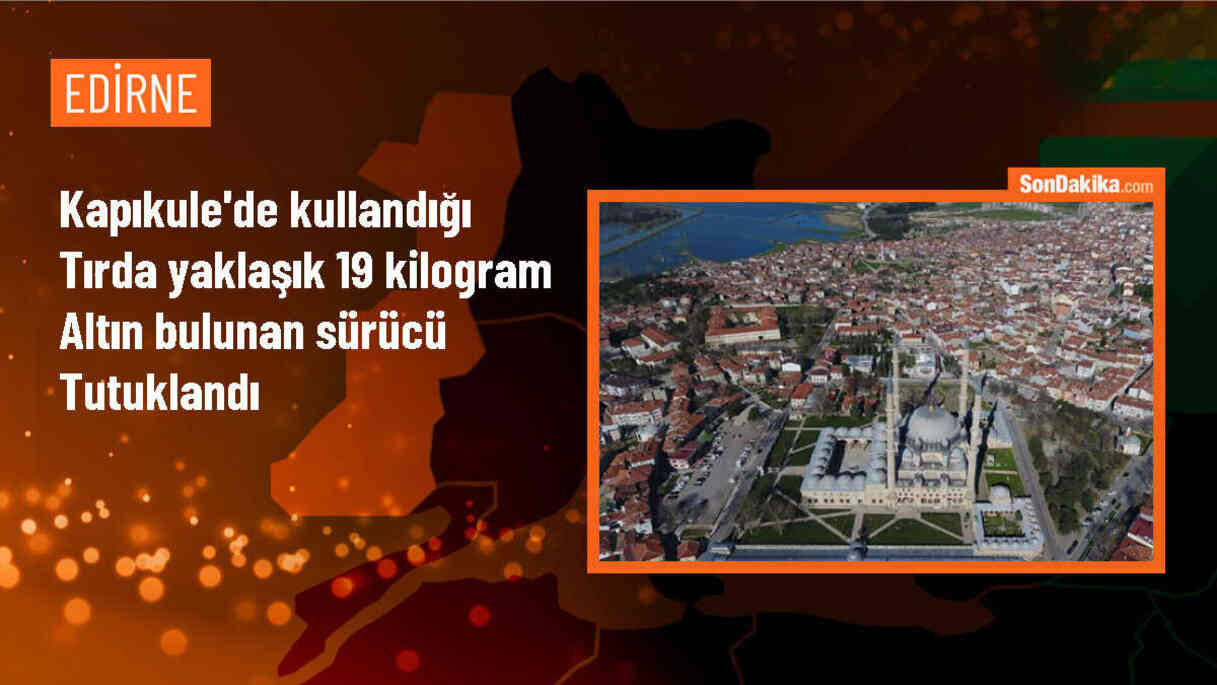 Kapıkule Sınır Kapısı\'nda 18 Kilo Altın Ele Geçirildi, Şüpheli Tutuklandı