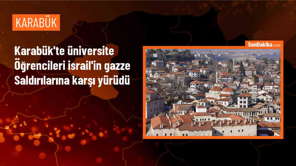 KBÜ Öğrencileri İsrail\'in Gazze Saldırılarını Protesto Etti