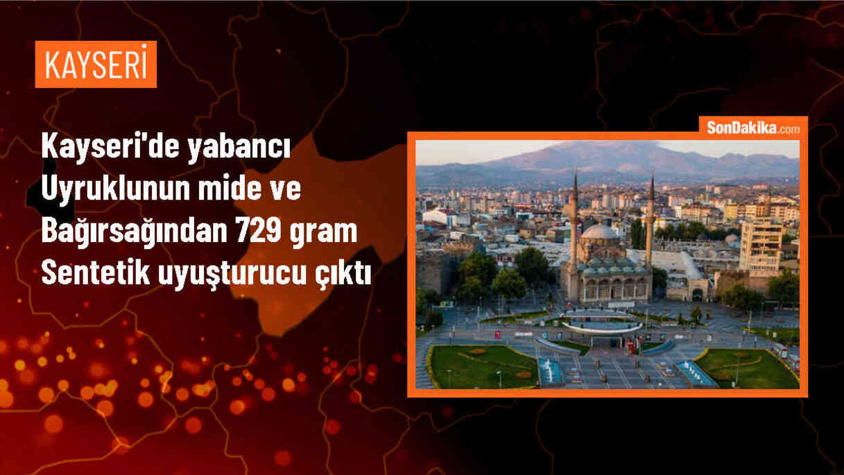 Kayseri\'de Otobüste Yakalanan Yabancı Uyruklu Şüpheliden 729 Gram Sentetik Uyuşturucu Çıktı