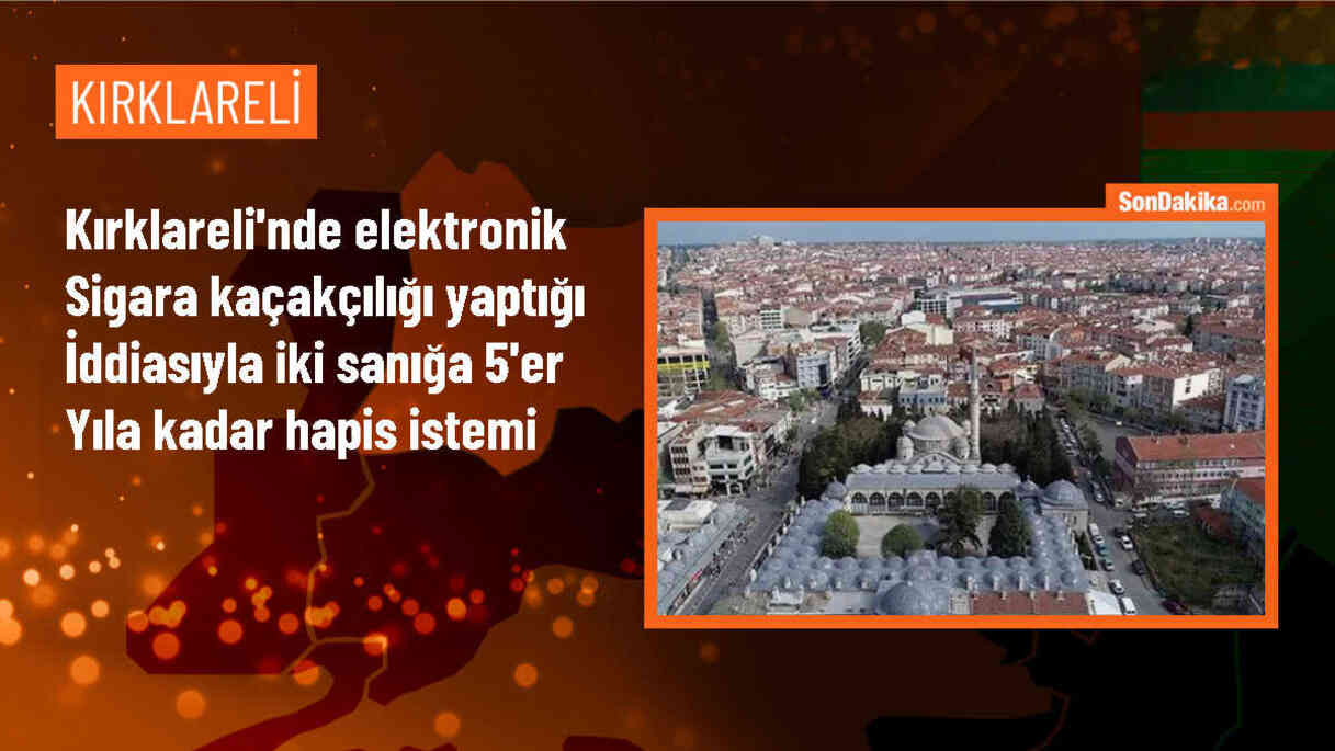 Kırklareli\'nde Elektronik Sigara Kaçakçılığı İddiası
