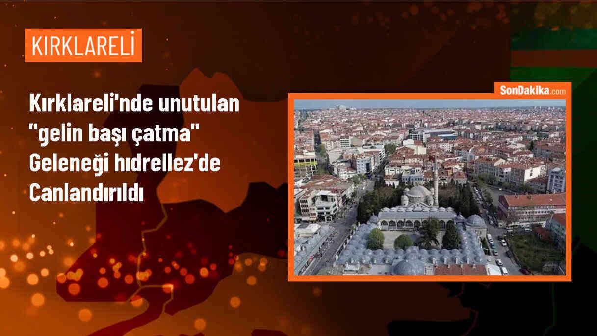 Deveçatağı köyünde unutulan gelin başı çatma geleneği yeniden canlandı