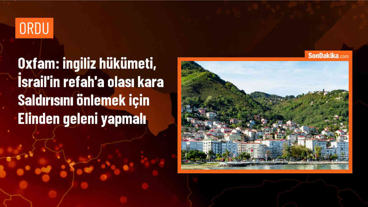 Oxfam, İngiliz Hükümetine İsrail\'e Silah Satışını Durdurma Çağrısı Yaptı
