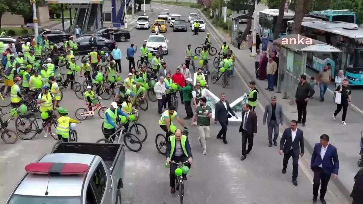 Şanlıurfa\'da 11. Geleneksel Yeşilay Bisiklet Turu Gerçekleştirildi