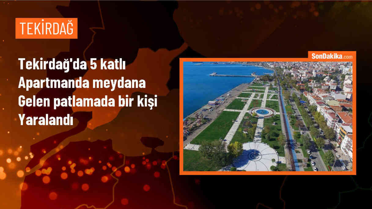 Çorlu\'da bir apartmanda patlama: 1 yaralı