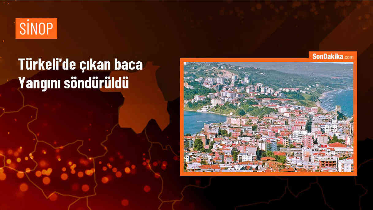 Sinop\'un Türkeli ilçesinde bir apartmanın bacasında çıkan yangın söndürüldü