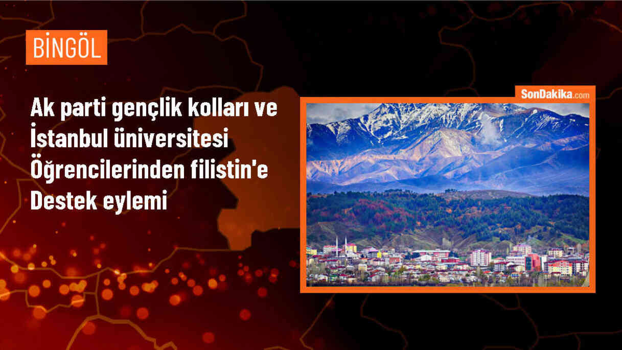 AK Parti İstanbul Gençlik Kolları Üniversiteler Teşkilatı Filistin\'e Destek Yürüyüşü Gerçekleştirdi