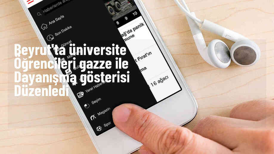 Lübnan\'daki AUB Öğrencileri İsrail Bağlantılı Şirketlere Karşı Gösteri Düzenledi