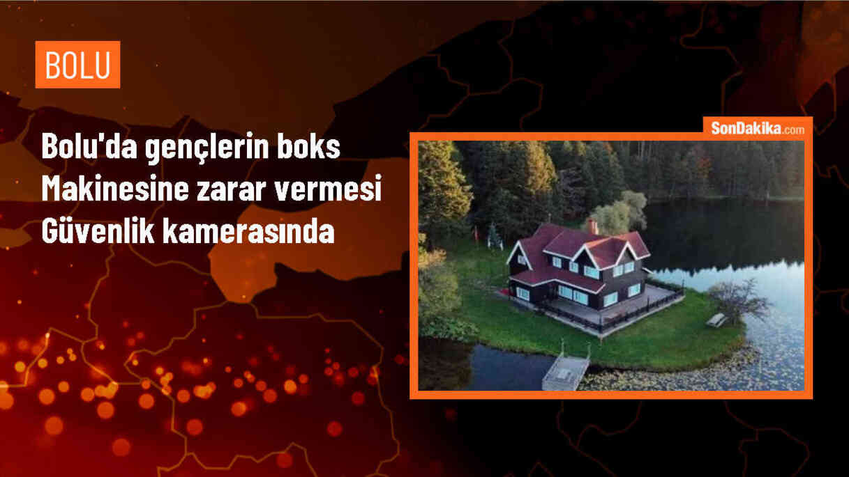 Bolu\'da Gençler Boks Makinesine Zarar Verdi