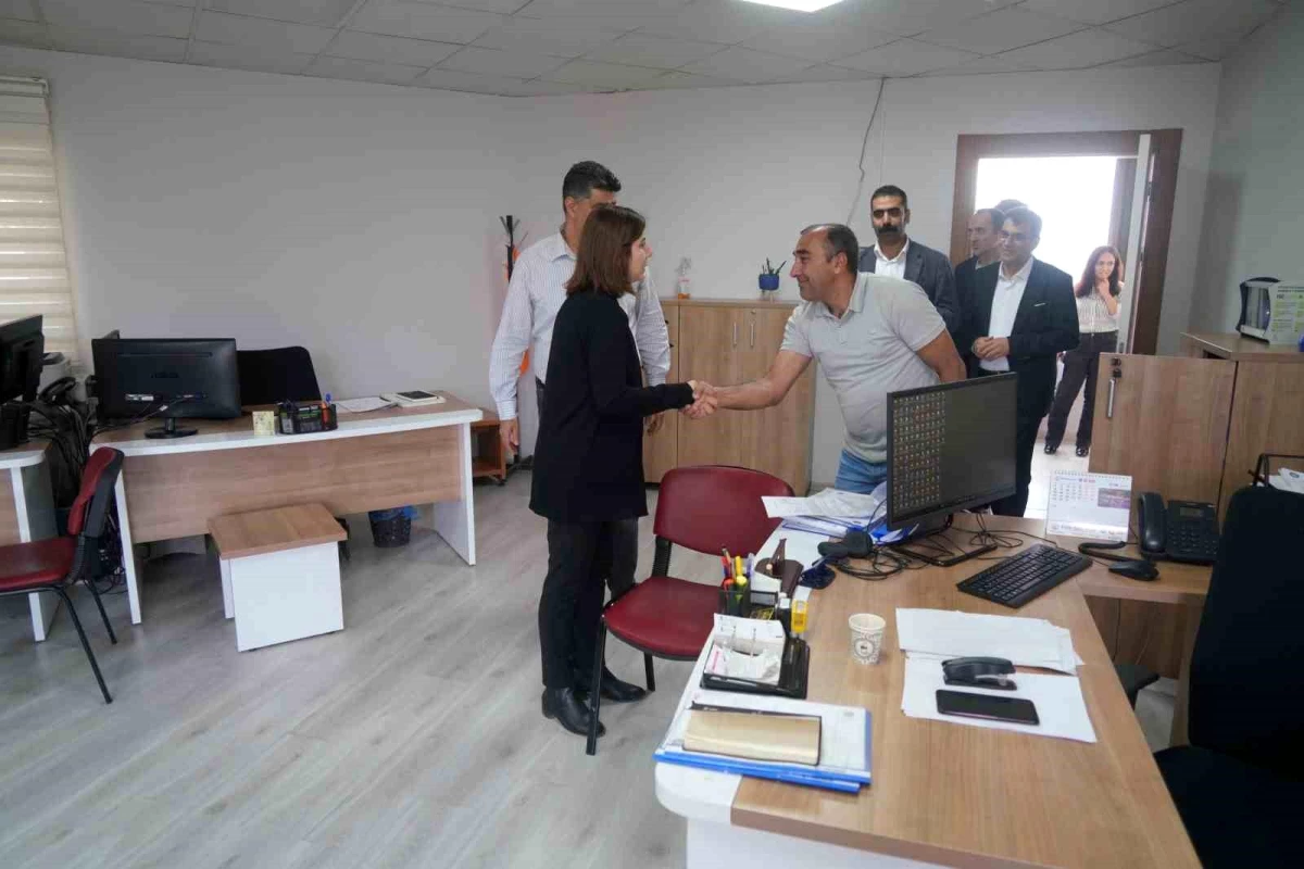 Diyarbakır Büyükşehir Belediyesi Başkanları Daire Başkanlıklarını Denetledi