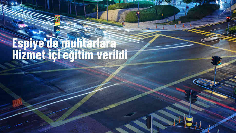 Espiye ilçesinde muhtarlara hizmet içi eğitim düzenlendi