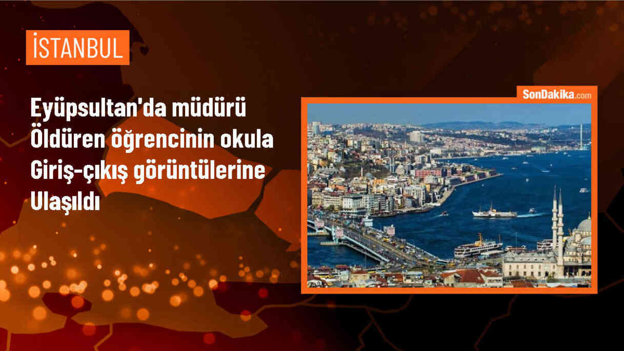Eyüpsultan\'da Okul Müdürünü Silahla Vuran Yabancı Uyruklu Öğrencinin Okula Giriş-Çıkış Görüntüleri Ortaya Çıktı