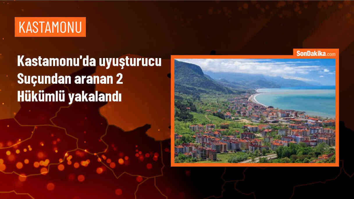 Kastamonu\'da uyuşturucu suçlarından aranan 2 hükümlü yakalandı
