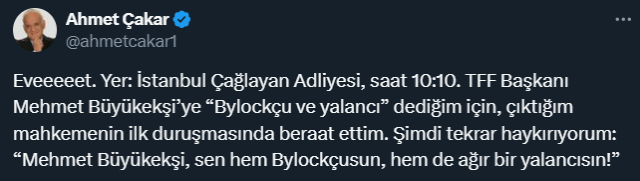 Konu: ByLock! Ahmet Çakar, adliyenin önünden fotoğraf paylaşıp, Büyükekşi'yi yine aynı yerden vurdu