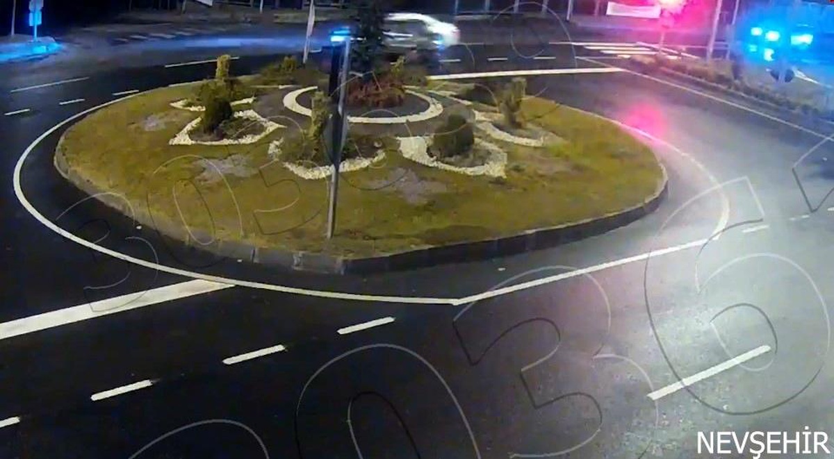 Nevşehir\'de KGYS Kameraları Tarafından Kaydedilen Trafik Kazaları