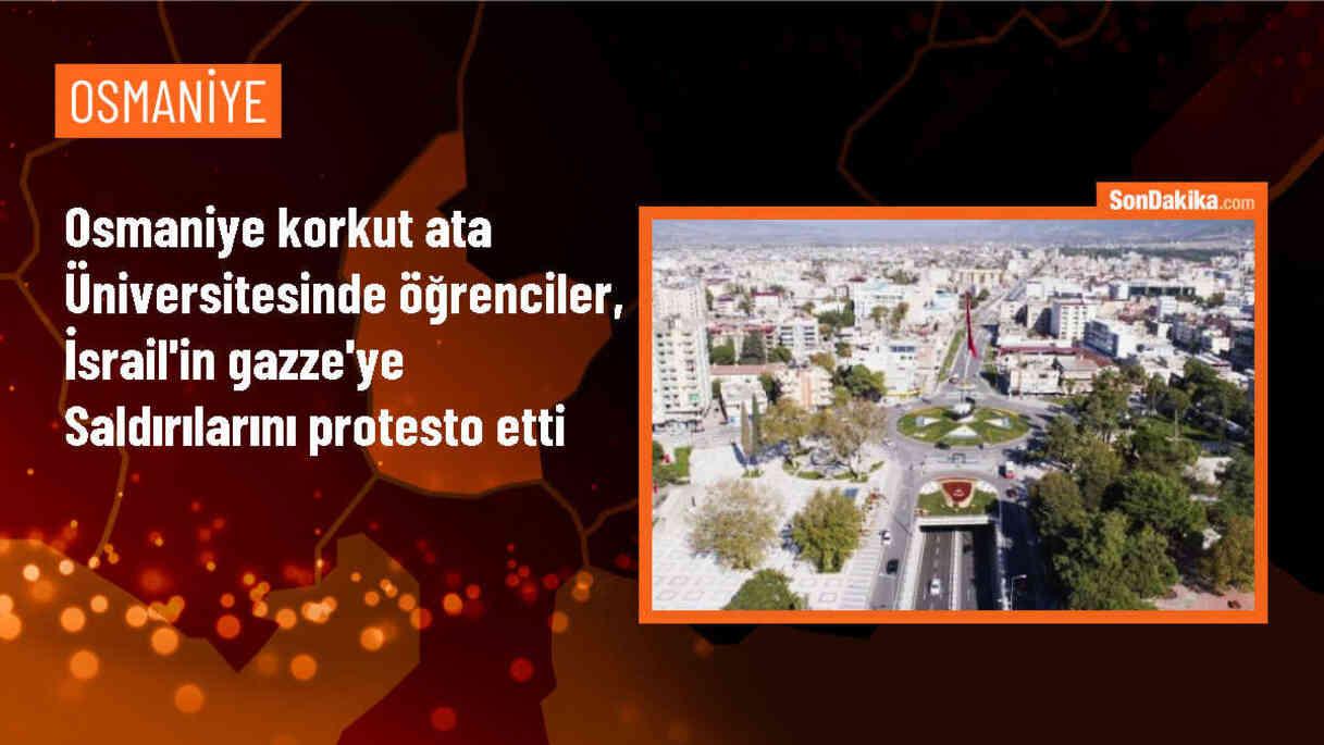 OKÜ Öğrencileri ve Akademisyenler İsrail\'in Gazze\'ye yönelik saldırılarına tepki gösterdi