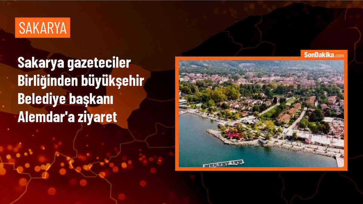 Sakarya Gazeteciler Birliği Başkanı, Büyükşehir Belediye Başkanı Alemdar\'ı ziyaret etti