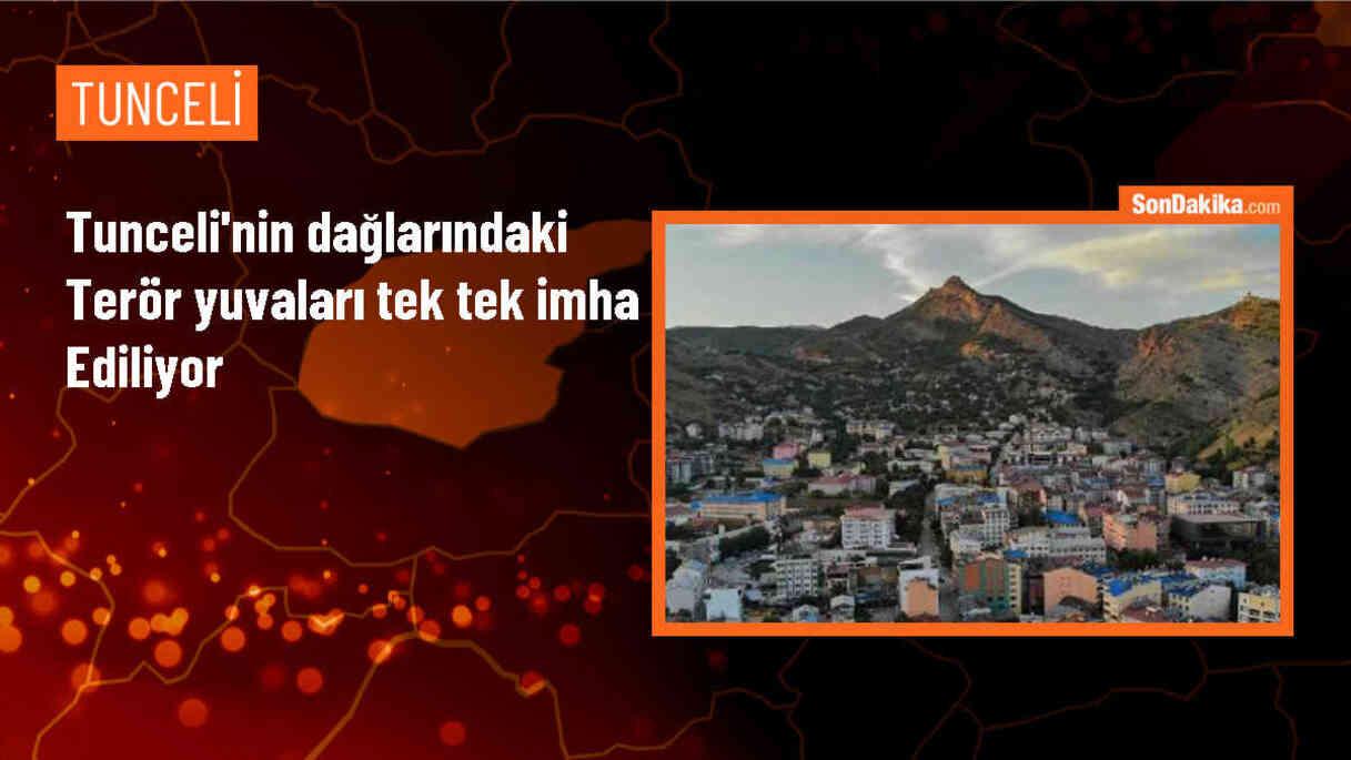 Tunceli\'de teröristlerin kullandığı 27 sığınak ve mağara imha edildi