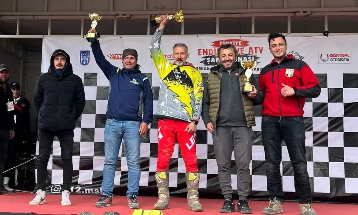 Bilecik, Türkiye Enduro ve ATV Şampiyonası\'nda 2 kupa kazandı