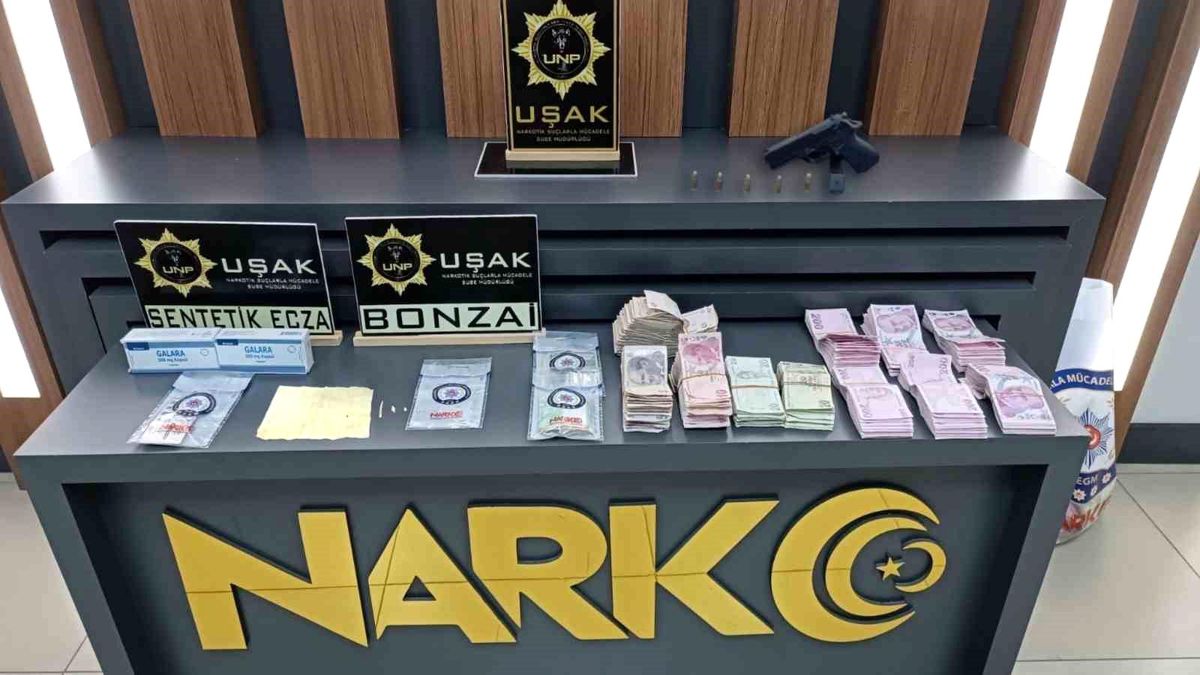 Uşak ve Mersin\'de düzenlenen uyuşturucu operasyonunda 13 kişi yakalandı