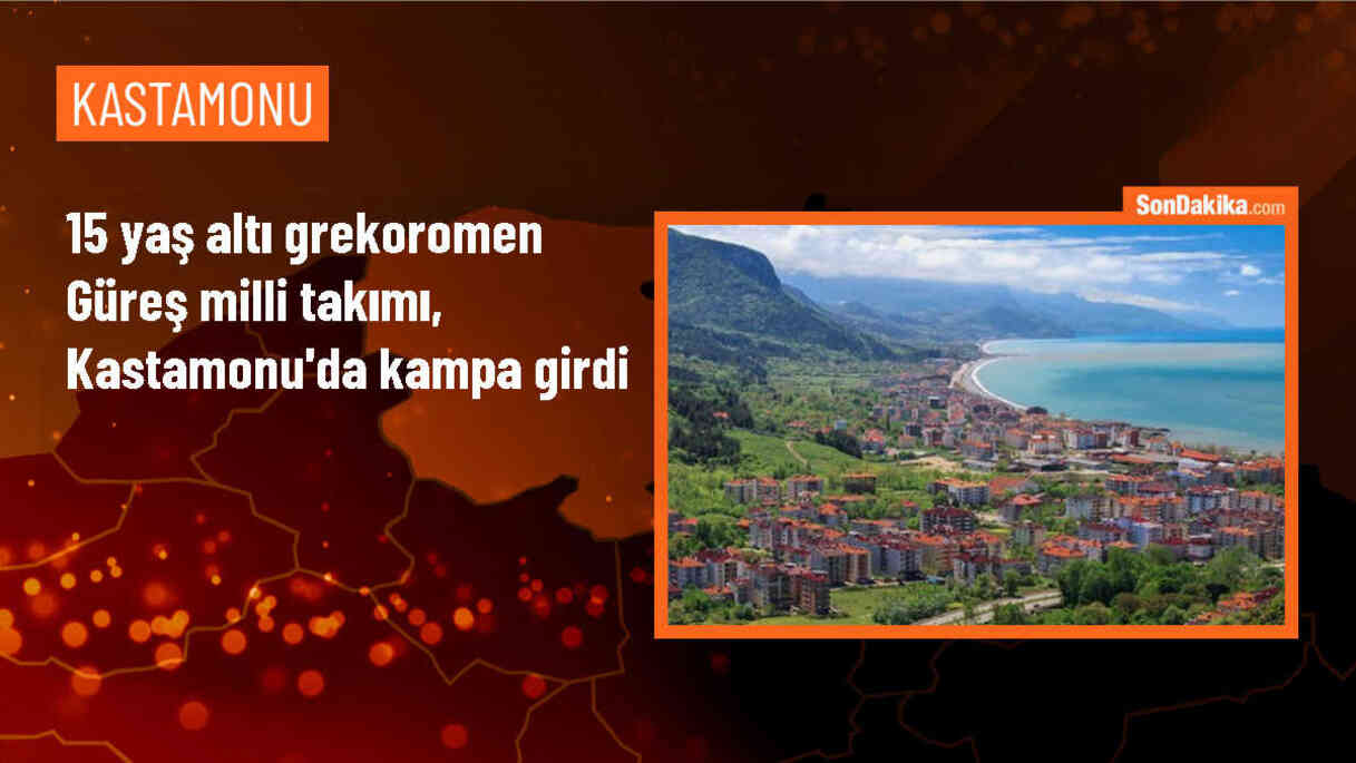 15 Yaş Altı Grekoromen Güreş Milli Takımı Kastamonu\'da kampa girdi