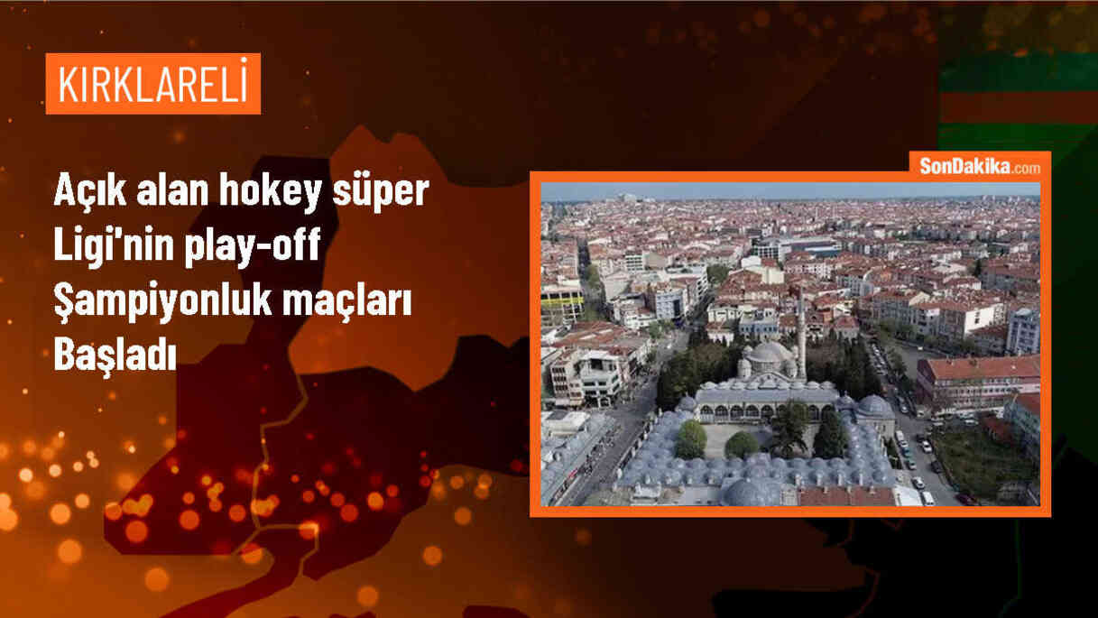 Açık Alan Hokey Süper Ligi Play-off Şampiyonluk Maçları Başladı