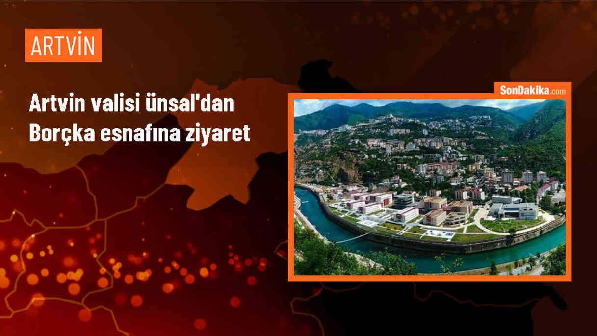 Artvin Valisi Cengiz Ünsal, Borçka ilçesinde esnafı ziyaret etti