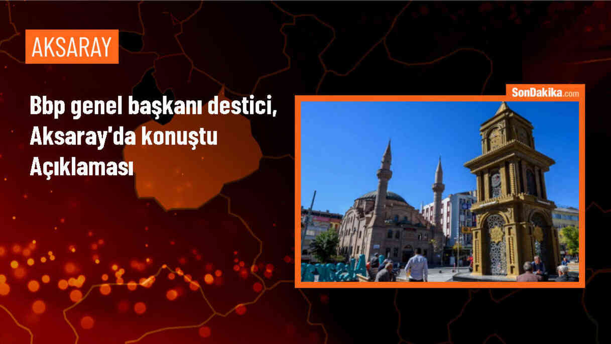 BBP Lideri Destici: İsrail Filistin\'de Soykırım Gerçekleştiriyor
