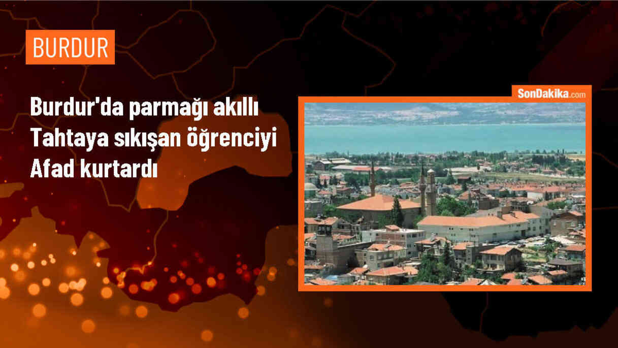 Burdur\'da Okulda Sıkışan Öğrenci AFAD Tarafından Kurtarıldı