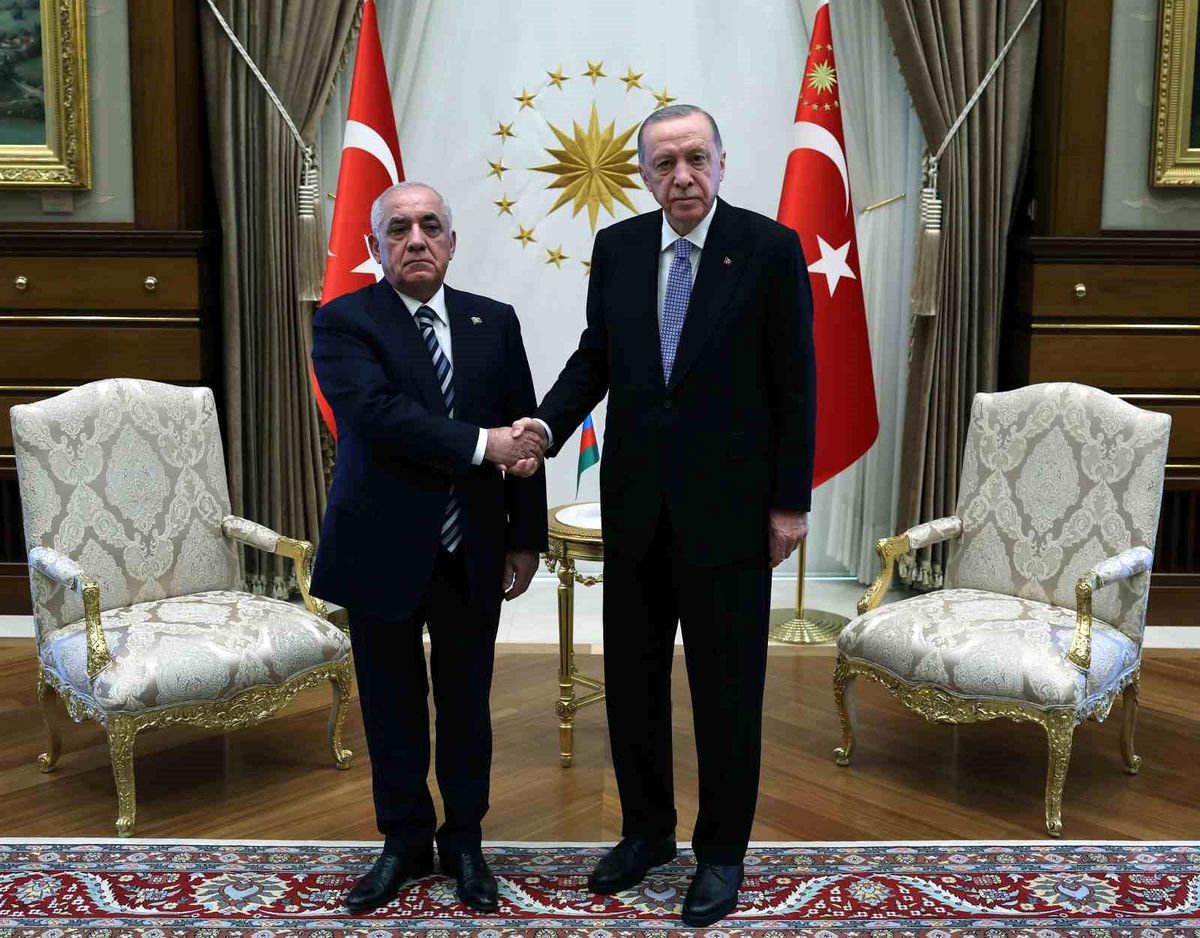 Cumhurbaşkanı Erdoğan, Azerbaycan Başbakanı Asadov\'u kabul etti