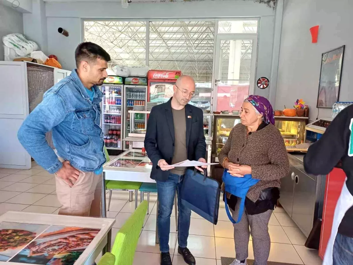 DESOB, Çameli ilçesinde esnafları denetledi ve isteklerini dinledi