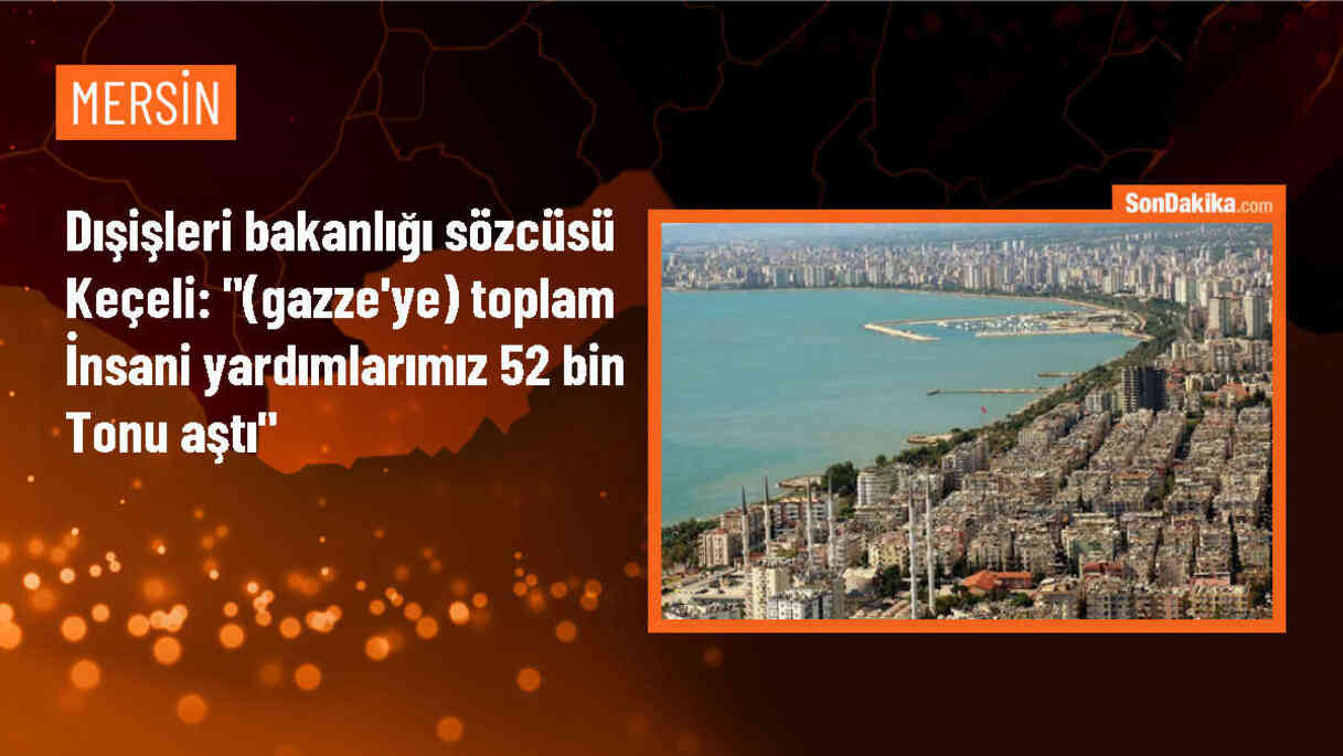 Türkiye\'nin Gazze\'ye yaptığı insani yardım 52 bin tonu aştı
