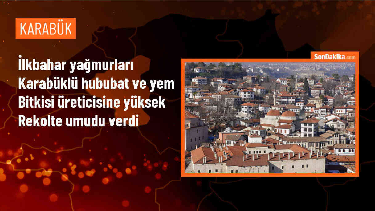 Karabük\'te Yağışlar Üreticilerin Yüksek Rekolte Beklentisini Artırdı