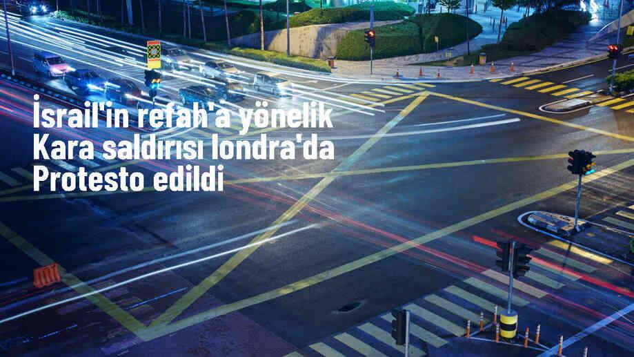 Londra\'da Filistin\'e Destek Gösterileri