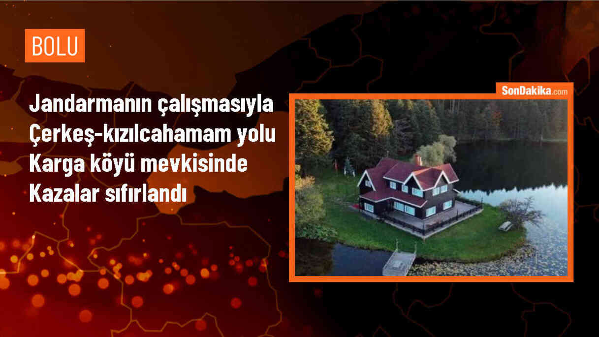 Çankırı\'da Karga Köyü mevkisindeki kazalar sıfıra indirildi