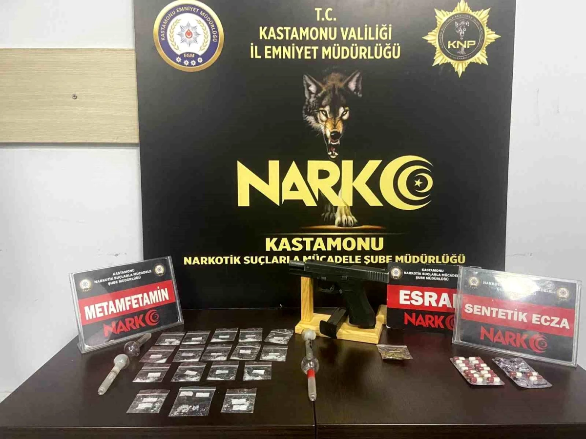 Kastamonu\'da Uyuşturucu Operasyonu: 9 Kişiden 1\'i Tutuklandı
