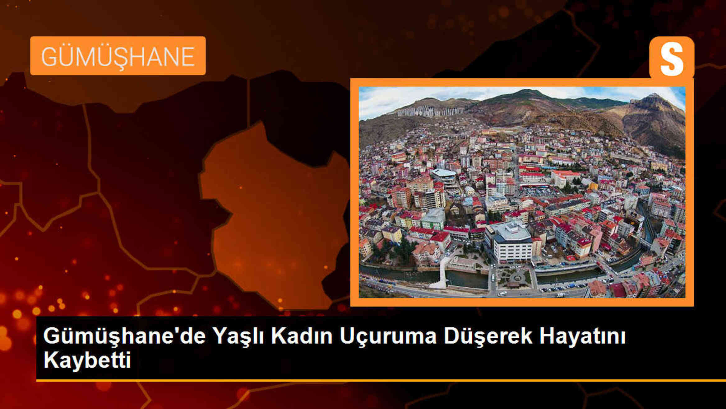 Gümüşhane\'de yaşlı kadın uçuruma düşerek hayatını kaybetti