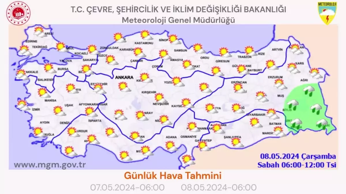 Yurt Genelinde Hava Sıcaklığı Artacak