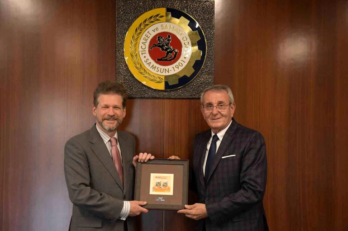 Kuzey Makedonya Büyükelçisi Samsun TSO\'yu Ziyaret Etti