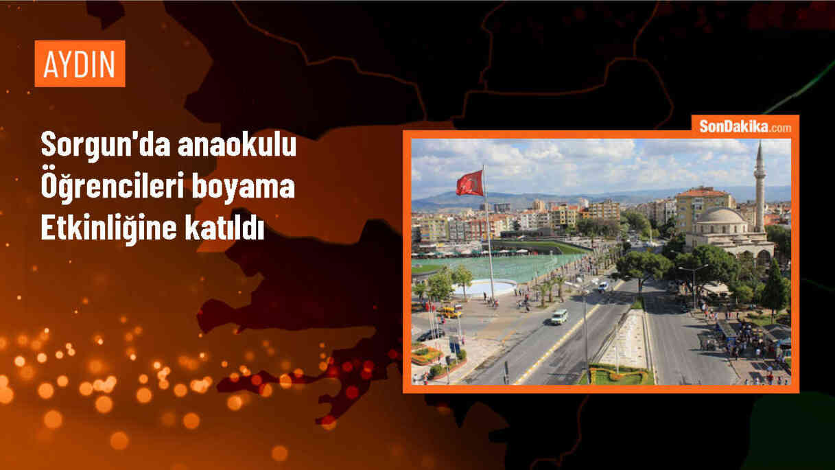 Sorgun\'da Agahefendi Anaokulu öğrencileri boyama etkinliğine katıldı