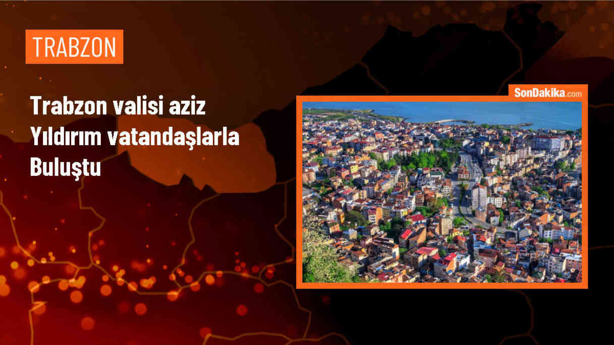 Trabzon Valisi Aziz Yıldırım, vatandaşların taleplerini dinledi
