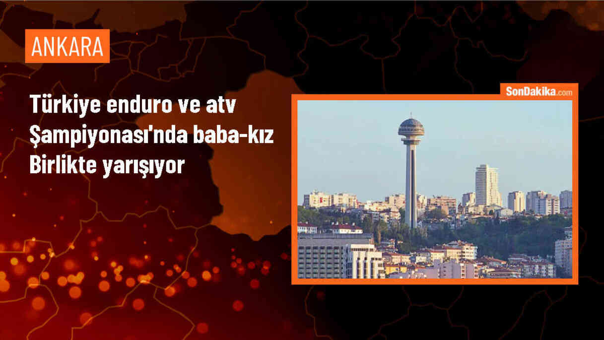 İrem Ertüzün ve Babası Hilmi Ertüzün, Türkiye Enduro ve ATV Şampiyonası\'nda Birinci Oldu